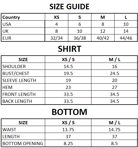 Size Guide