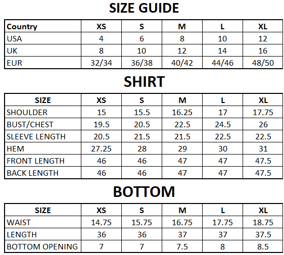 Size Guide