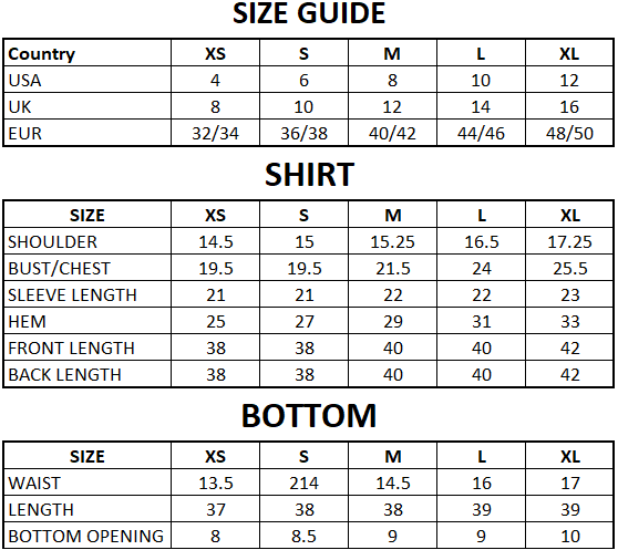 Size Guide