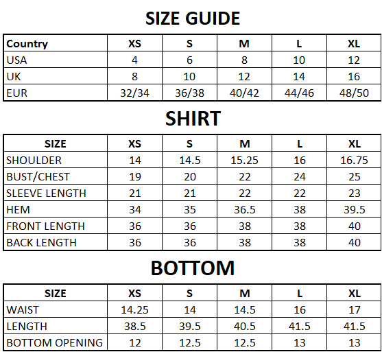 Size Guide