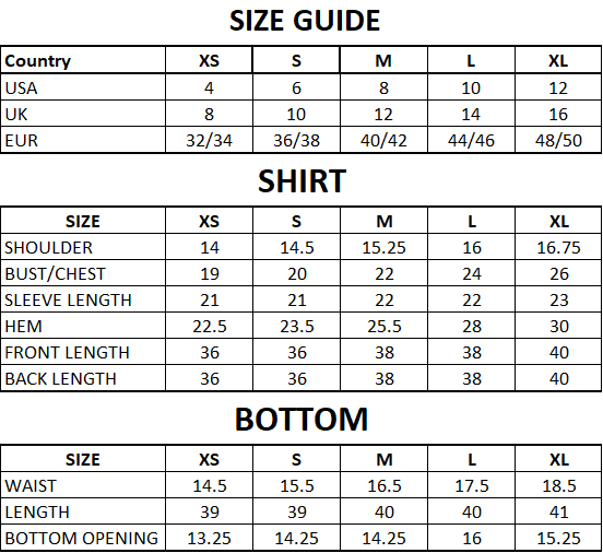 Size Guide