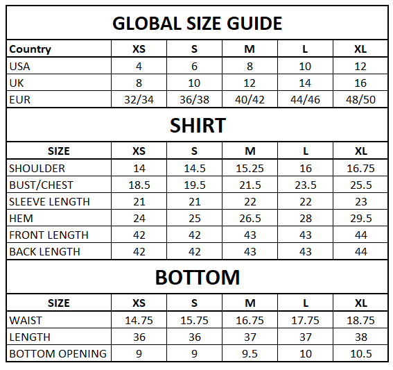 Size Guide