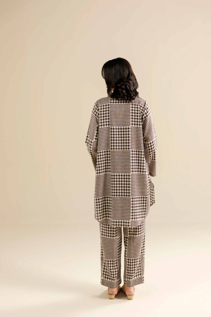 NishatUK - Black Embroidered  Karandi 2-piece ready to wear Dress