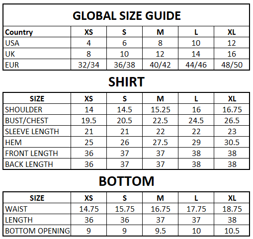 Size Guide