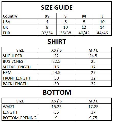 Size Guide