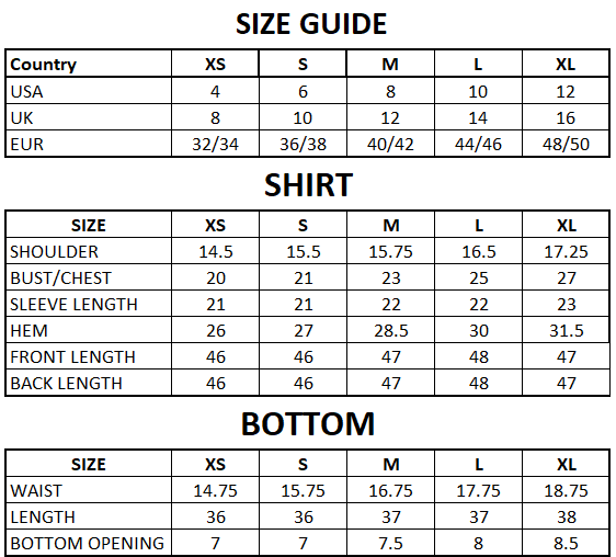 Size Guide