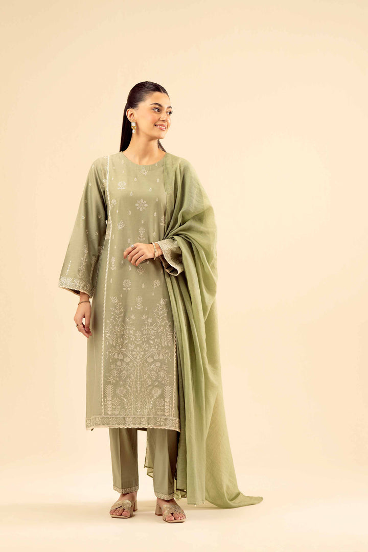3 Piece - Embroidered Suit - PW25-31 for Women - Pret Collection | Nishat | Shop Online