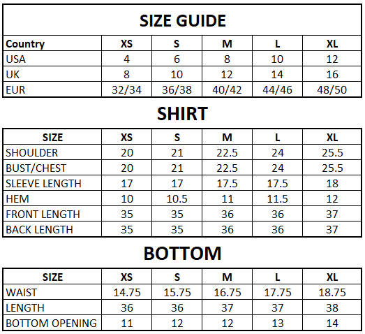 Size Guide