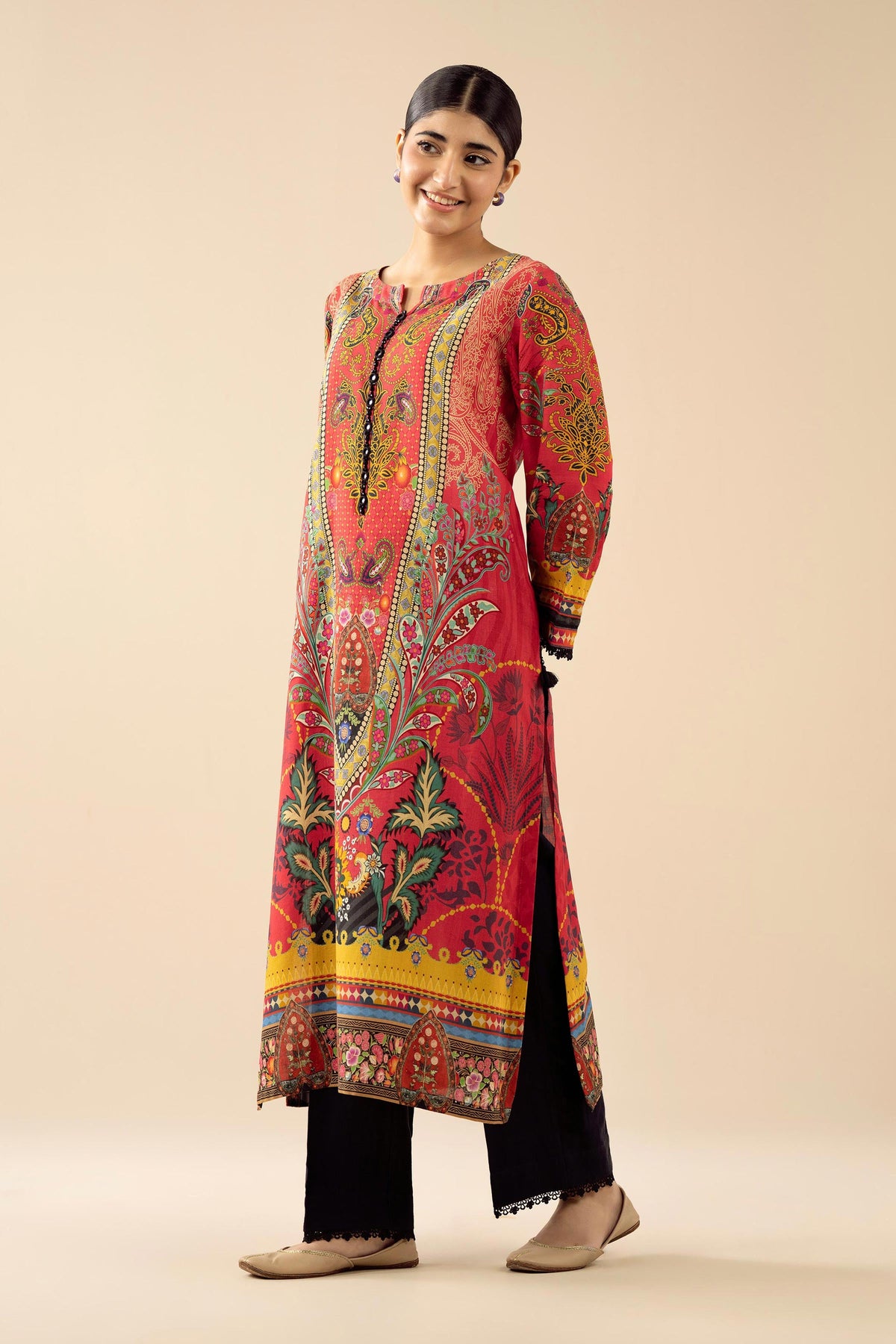 Nishat UK - Multi Printed Linen 2 Pieces ready to wear 
