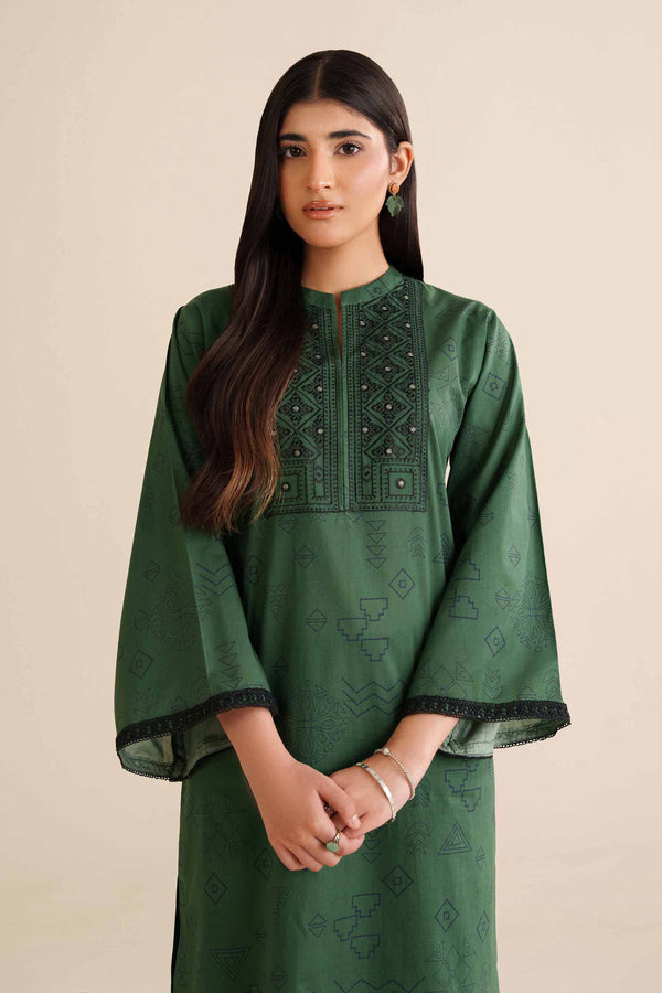 2 Piece - Printed Embroidered Suit - PW25-33 for Women - Pret Collection | Nishat | Shop Online
