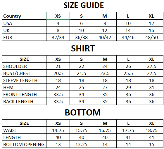 Size Guide