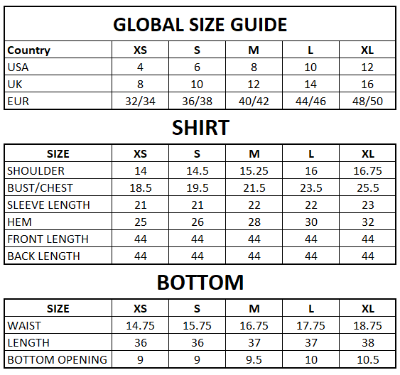 Size Guide