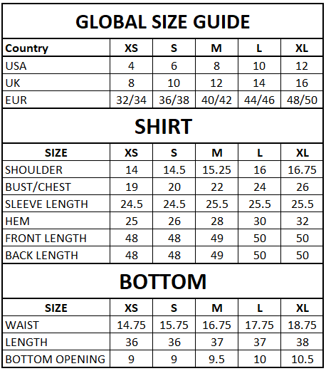 Size Guide