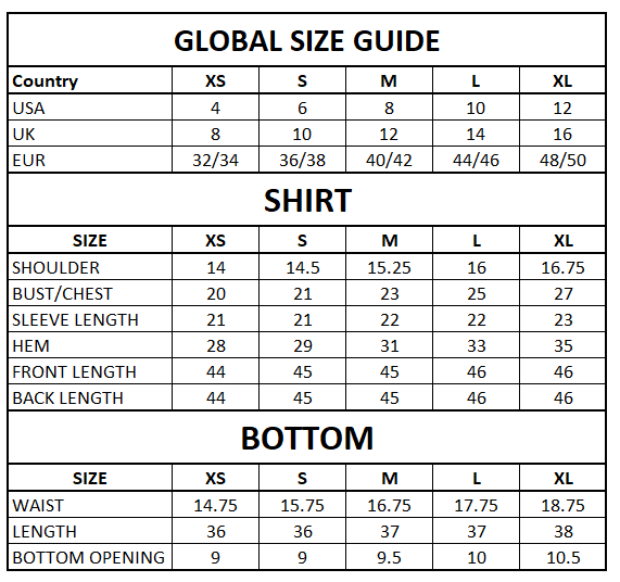Size Guide