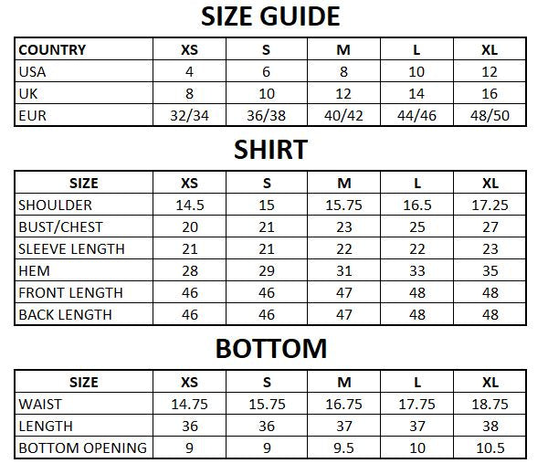 Size Guide