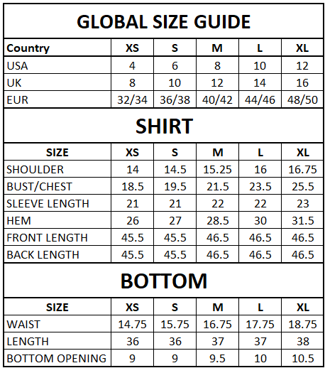 Size Guide