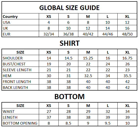 Size Guide