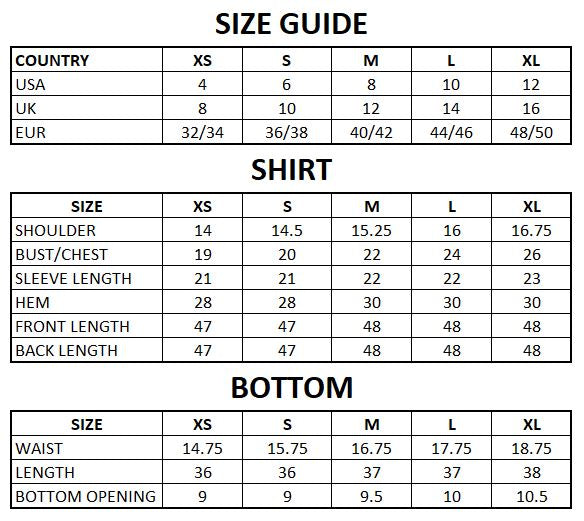 Size Guide