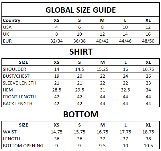 Size Guide