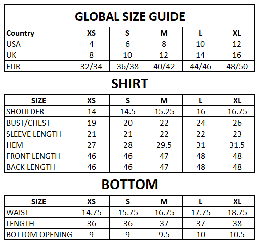 Size Guide