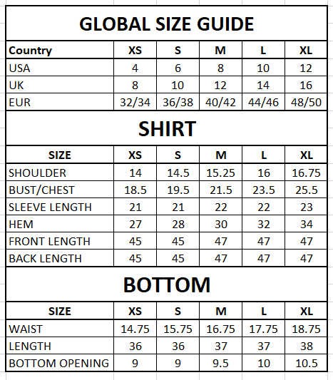Size Guide