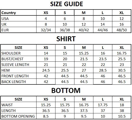 Size Guide