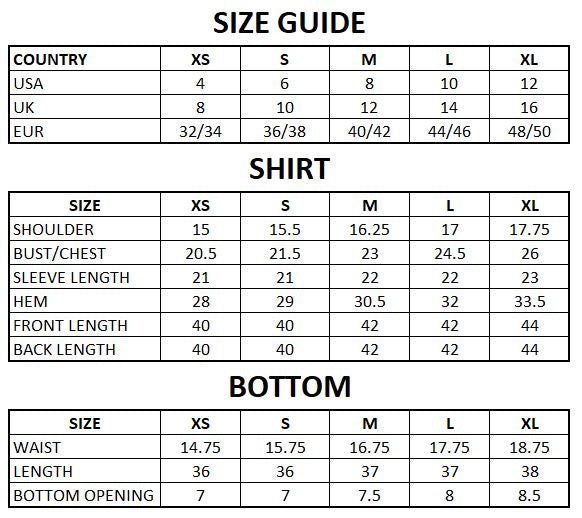 Size Guide