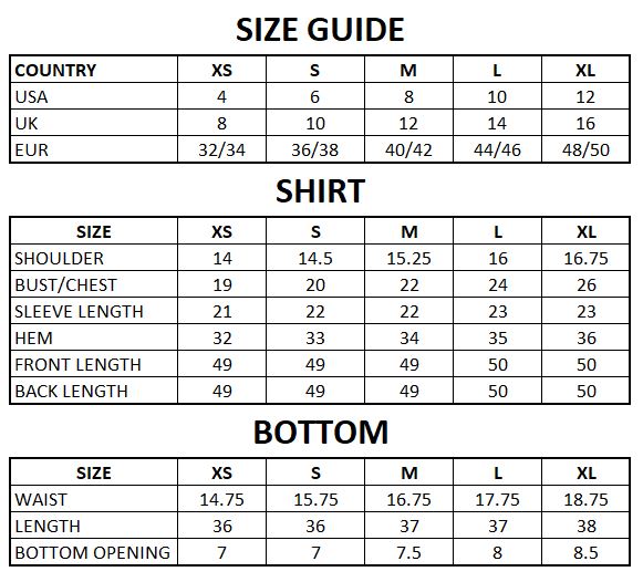 Size Guide