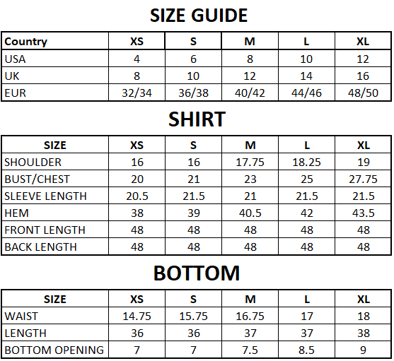 Size Guide