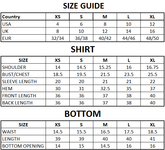 Size Guide