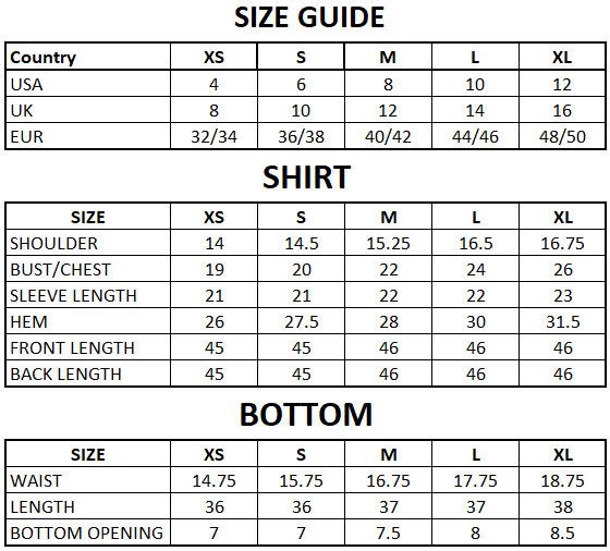 Size Guide