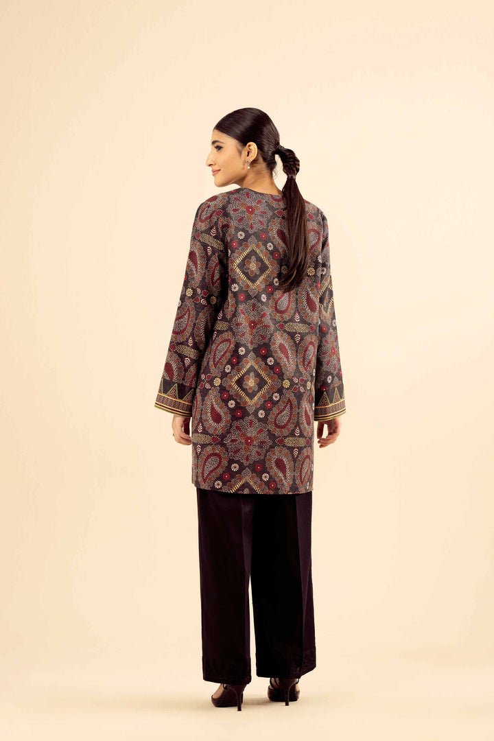 NishatUK - Multi Printed Karandi 1-piece ready to wear Jacket