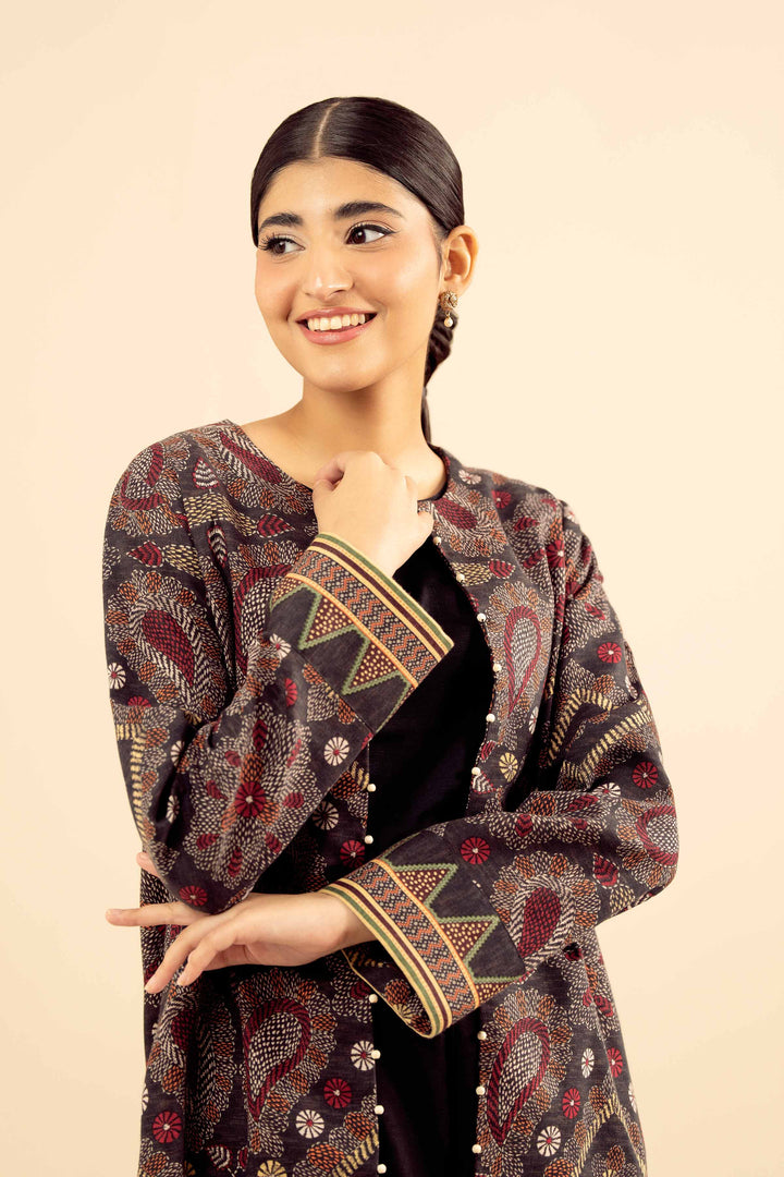 NishatUK - Multi Printed Karandi 1-piece ready to wear Jacket