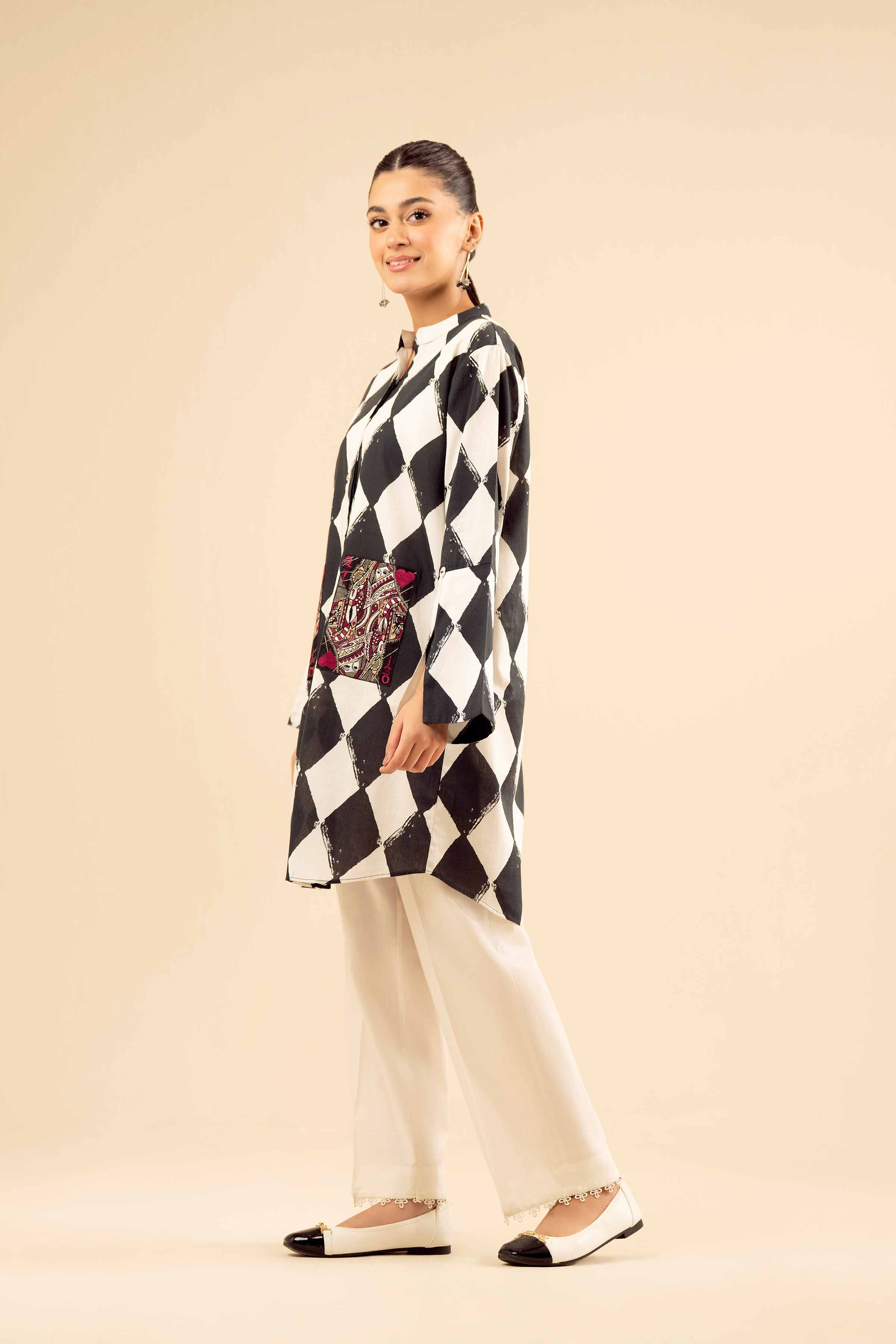 NishatUK - Multi Embroidered Cambric 1-piece ready to wear Shirt