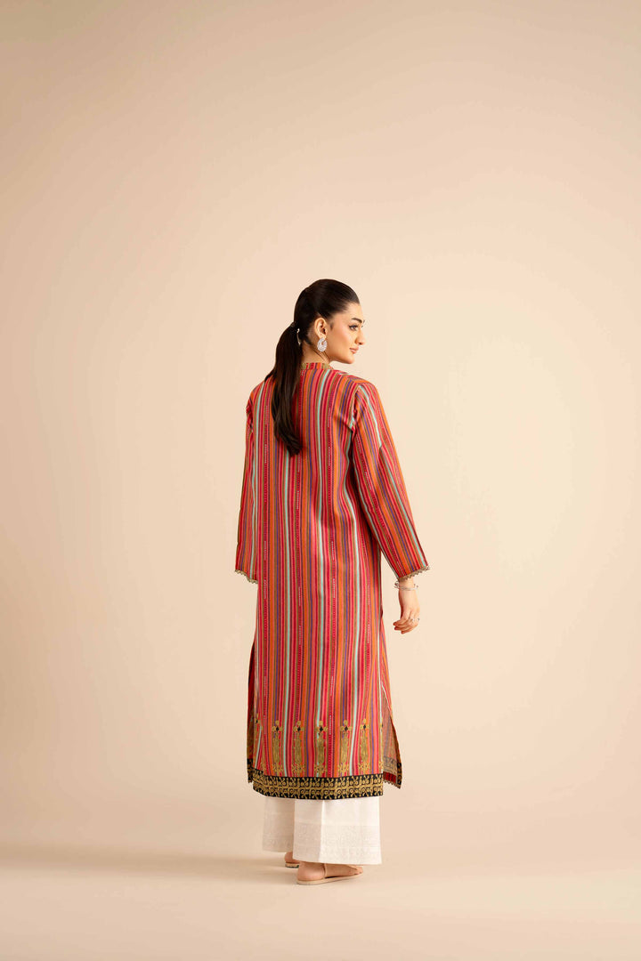NishatUK - Multi Embroidered Karandi 1-piece ready to wear Shirt