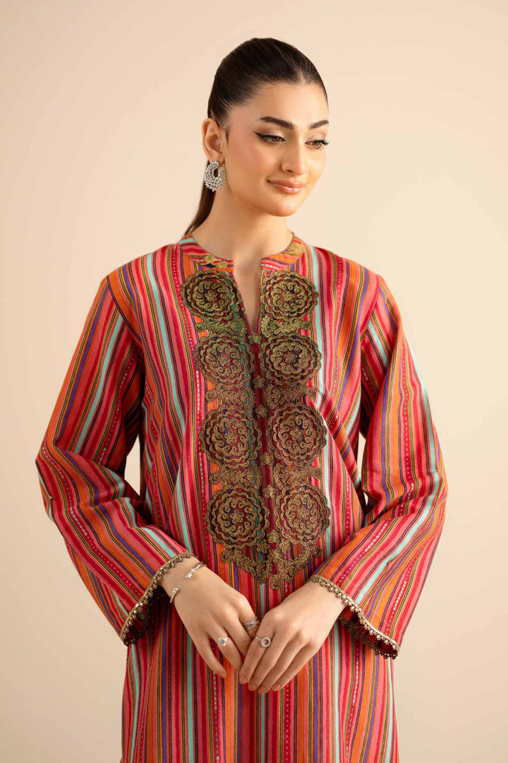 NishatUK - Multi Embroidered Karandi 1-piece ready to wear Shirt