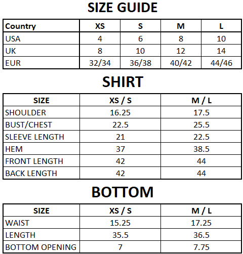 Size Guide