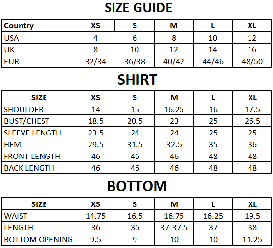 Size Guide