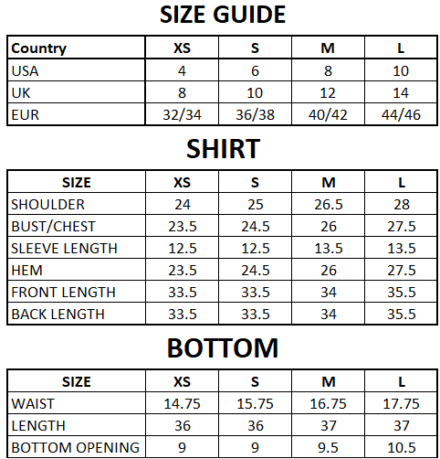 Size Guide