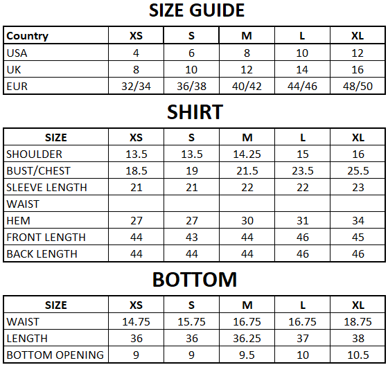 Size Guide