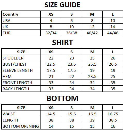 Size Guide
