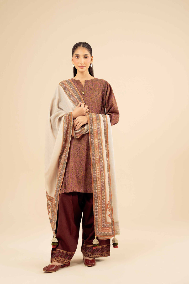 3 Piece - Printed Embroidered Suit - PW25-90 ((((Size Chart Issue))))) for Women - Pret Collection | Nishat | Shop Online