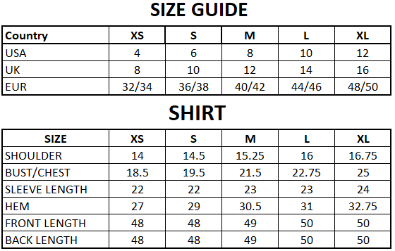 Size Guide