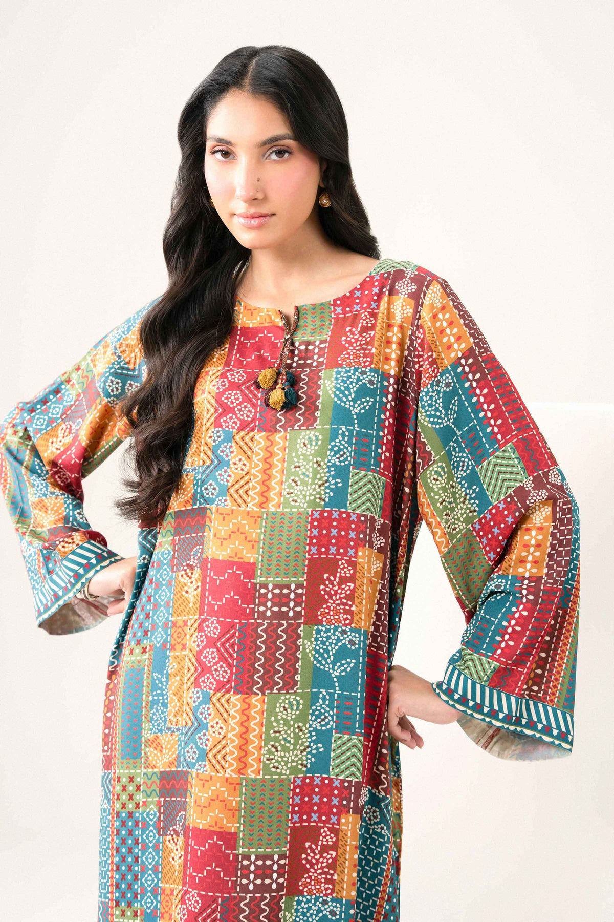 Nishat UK - Multi Printed Linen 1 Piece ready to wear 