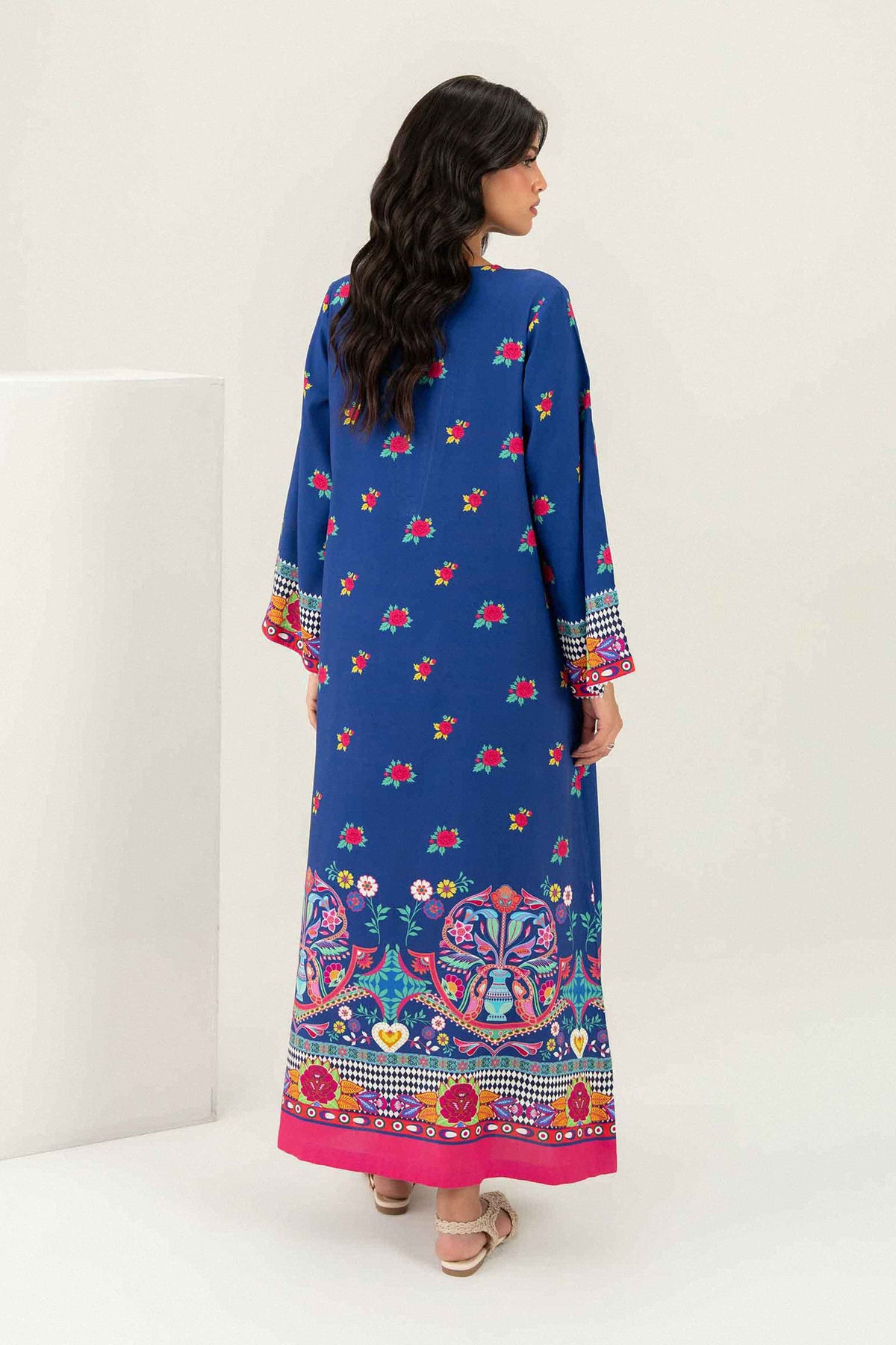 Nishat UK - Blue Printed Viscose 1 Piece ready to wear 