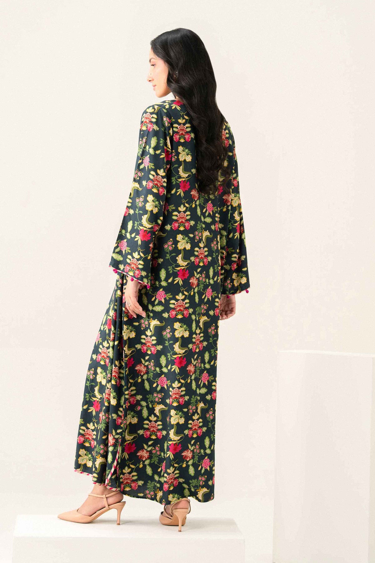 Nishat UK - Multi Printed Viscose 1 Piece ready to wear Dress