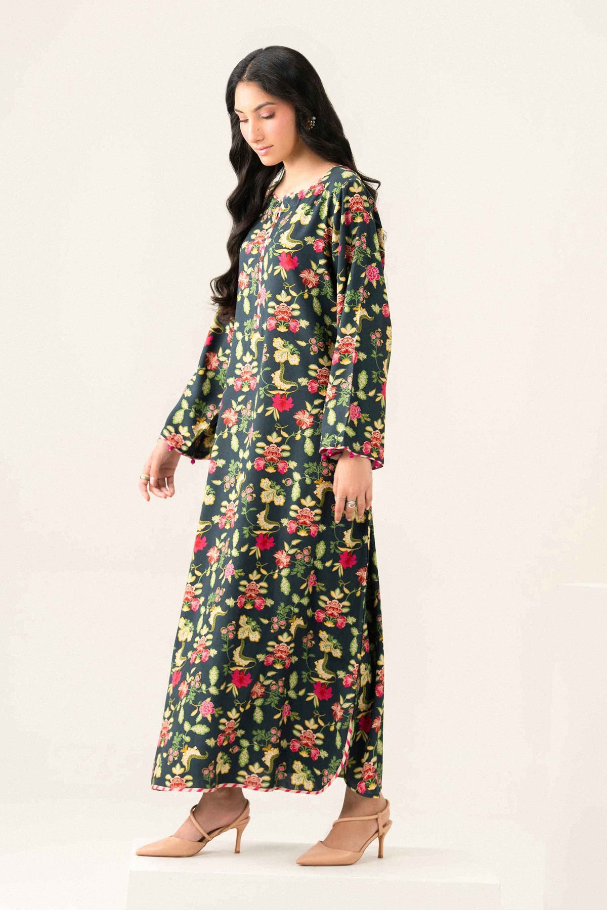 Nishat UK - Multi Printed Viscose 1 Piece ready to wear Dress