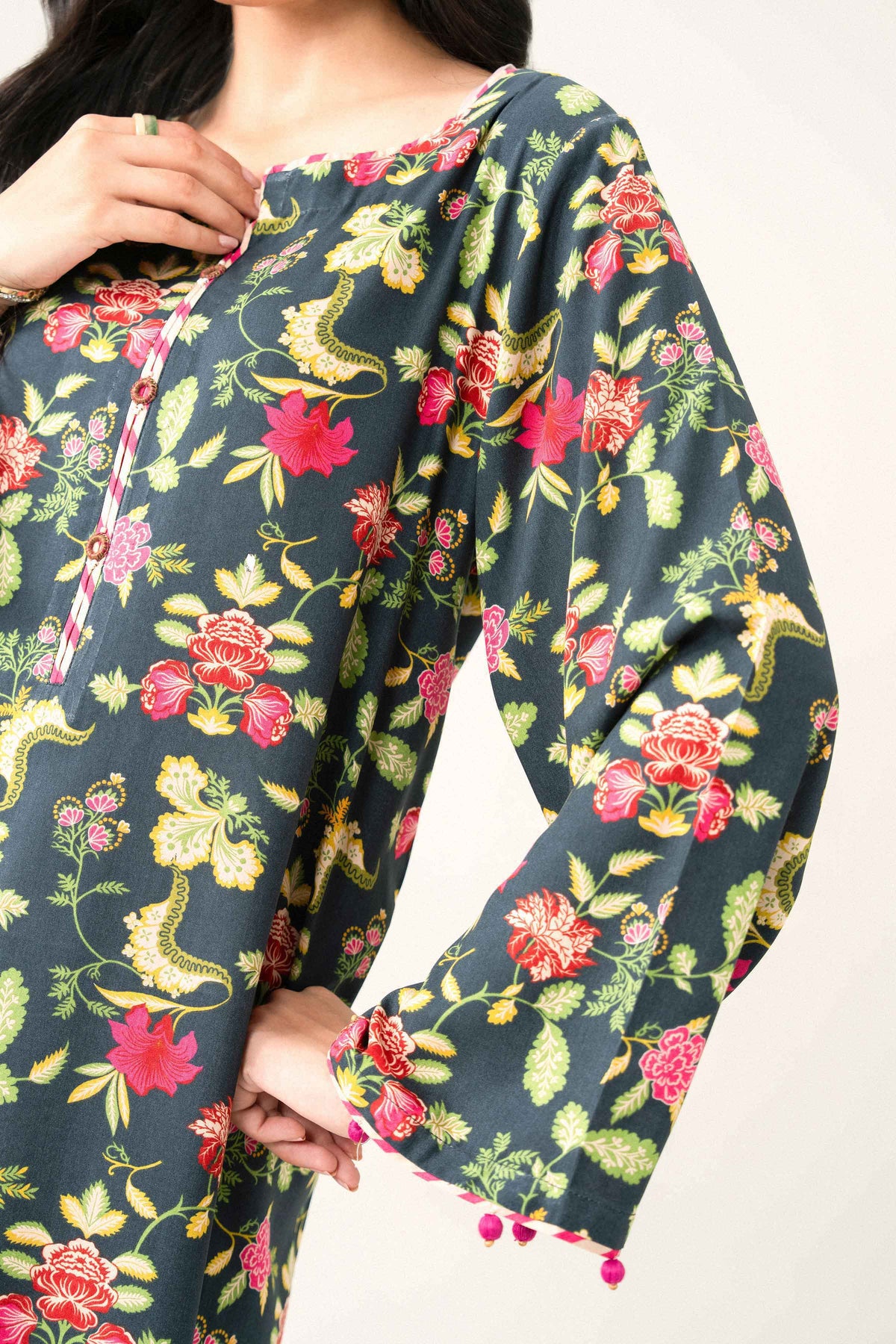 Nishat UK - Multi Printed Viscose 1 Piece ready to wear Dress
