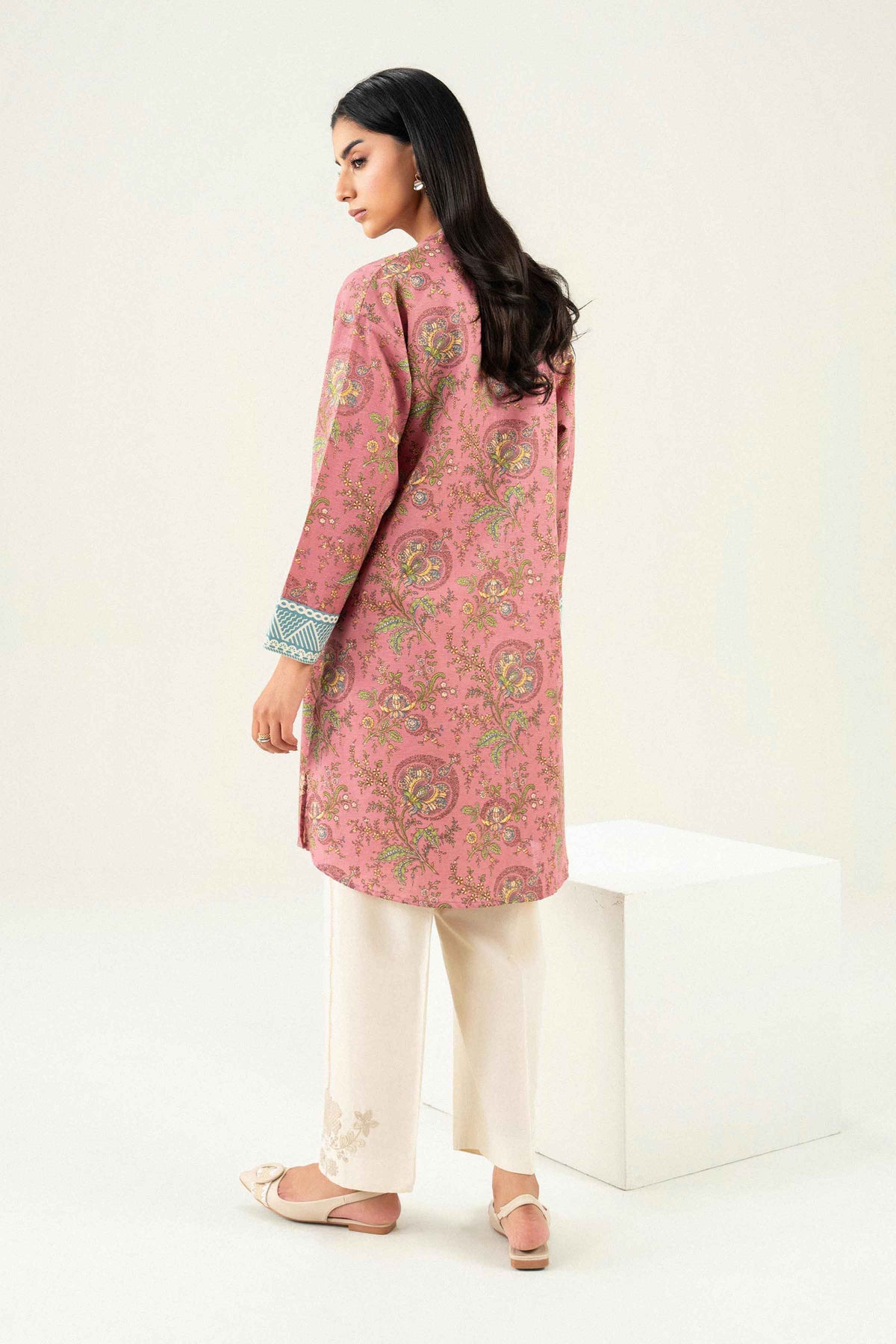 Nishat UK - Pink Printed Karandi 1 Piece ready to wear Shirt