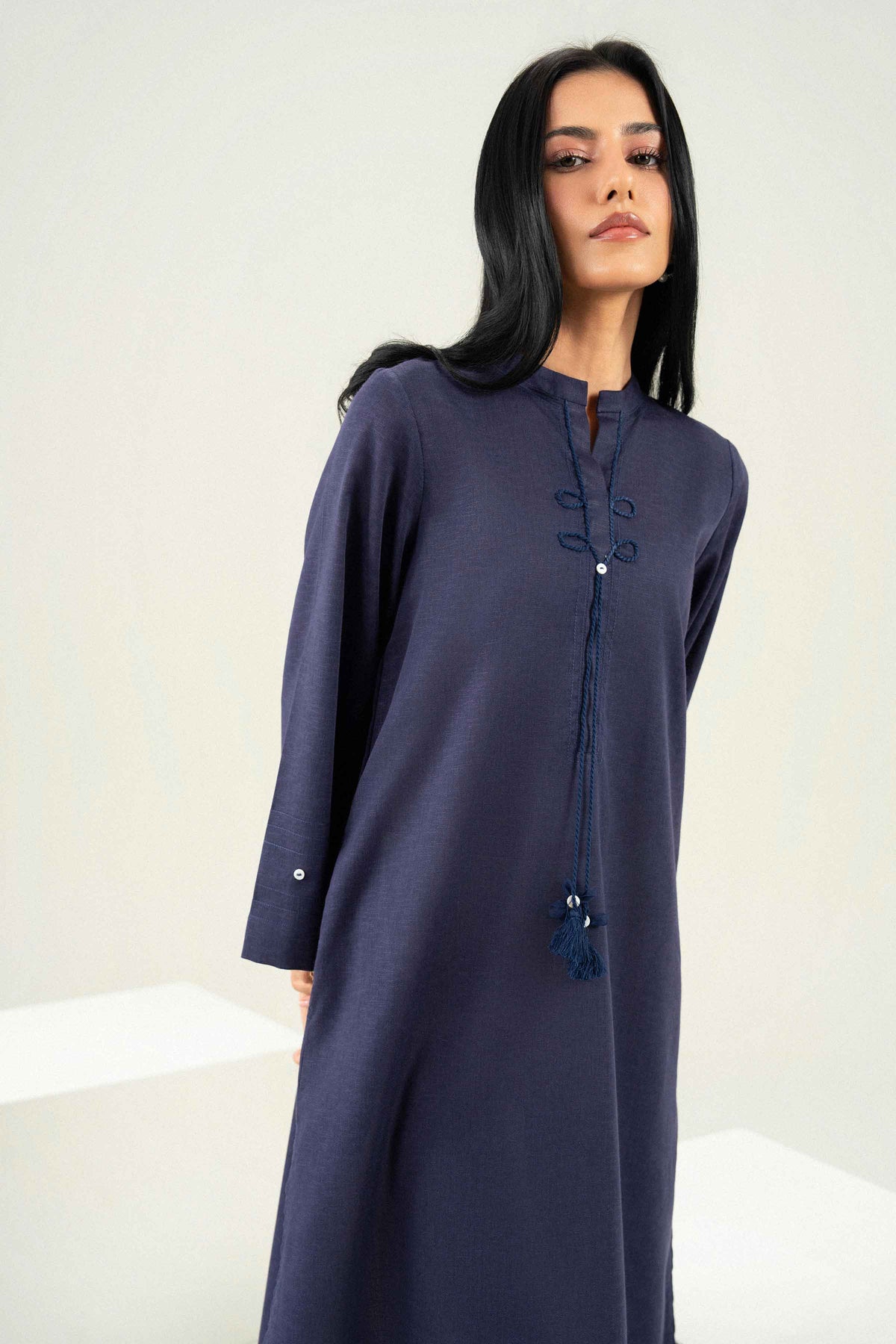 Nishat UK - Blue Solids Karandi 1 Piece ready to wear Shirt